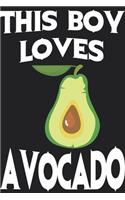 This Boy Loves Avocado Notebook