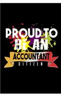 Proud to be an accountant citizen: Hangman Puzzles - Mini Game - Clever Kids - 110 Lined pages - 6 x 9 in - 15.24 x 22.86 cm - Single Player - Funny Great Gift