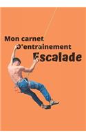Mon carnet d'entrainement Escalade