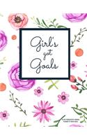 Girl's Got Goals 90 Day Productivity Journal - Planner To Track Goals
