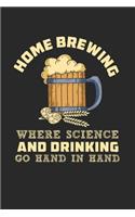 Home Brewing Notebook - Brewer Journal Planner: Beer Making Craft Beer Lover Organizer For Men Women Dot Grid