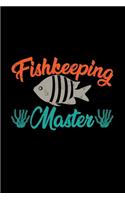 Fishkeeping master: 6x9 Aquarium - grid - squared paper - notebook - notes