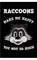 Raccoons Make Me Happy You Not So Much