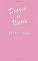 Agenda Scuola 2019 - 2020 - Nicole