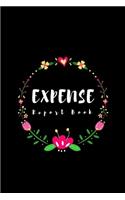 Expense Report Book: Blank organizer tracker for business, travel, church, workday, employee, company and personal finance. Daily and monthly bill payment log book for e