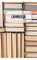 Cambodia: Ruled Travel Diary Notebook or Journey Journal - Lined Trip Pocketbook for Men and Women with Lines