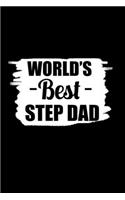 World's Best Step Dad: 110 Game Sheets - SeaBattle Sea Battle Blank Games - Soft Cover Book for Kids for Traveling & Summer Vacations - Mini Game - Clever Kids - 110 Lined