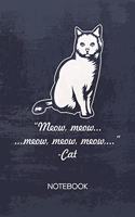 Bullet Dotted Journal: Cat Owner Notebook Dotted Grid a5 6x9 120 Pages - Cats Saying Planner Cat Quote Diary Cat Lovers - Cat Owner Cat Friend Gift Idea for Men and Women