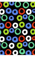 Journal Notebook Colorful Circles 4: 110 Page Lined and Numbered Journal With Index Pages In Portable 6 x 9 Size, Perfect For Writing, Taking Notes, List Making, Journaling and Doodling(59 Wordworthy Series Lined)