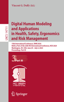 Digital Human Modeling and Applications in Health, Safety, Ergonomics and Risk Management: 15th International Conference, Dhm 2024, Held as Part of the 26th Hci International Conference, Hcii 2024, Washington, DC, Usa, June 29-July 4, 2024