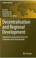 Decentralisation and Regional Development