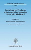 Deutschland Und Frankreich in Der Europaischen Integration