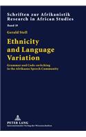 Ethnicity and Language Variation