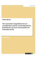 Die materiellen Eingreifkriterien im europäischen und im US-amerikanischen Kartellrecht mit dem Schwerpunkt der Fusionskontrolle