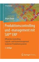 Produktionscontrolling Und -Management Mit Sap(r) Erp