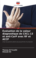 Évaluation de la valeur diagnostique de CXCL-13 et anti-CarP avec RF et ACCP