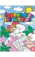 Apprendre Les Lettres: Livre De Coloriage Dinosaur Abc - Cahier D'écriture Pour Motricité Fine Cadeau Pour Les Enfants À Partir De 4 Ans - Préparation À La Maternelle Et A