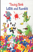Tracing book Letters and Numbers: Handwriting Practice workbook -Practice Pages - Workbook for Preschool, Kindergarten, and Kids Ages 3-5 - Practice for Kids with Pen Control, Line T
