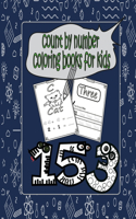 Count by Number Coloring Books for Kids