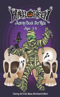 Halloween Activity Book for Kids Ages 2-5