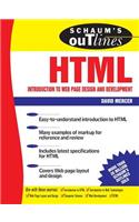 Schaum's Outline of HTML