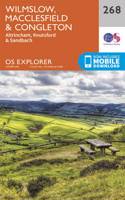 Wilmslow, Macclesfield and Congleton: (268 OS Explorer Map)