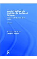 Applied Multivariate Statistics for the Social Sciences