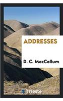 ADDRESSES