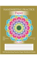 Blank handwriting book