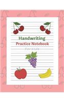Handwriting Practice Notebook For Kids