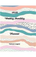 2020 Weekly Monthly Planner Vertical Layout