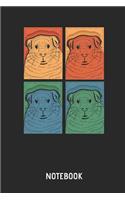 Guinea Pig Pop Art Notebook: Cute Guinea Pig Lined Journal for Women, Men and Kids. Great Gift Idea for All Cavy Lover Boys and Girls.