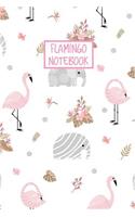 Flamingo Notebook: Blank Lined Journal Gift Perfect For Writing, Book: 102 Pages
