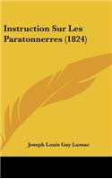 Instruction Sur Les Paratonnerres (1824)