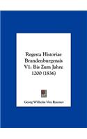 Regesta Historiae Brandenburgensis V1