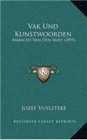 Vak Und Kunstwoorden: Ambacht Van Den Smid (1895)