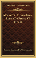 Memoires De L'Academie Royale De Prusse V9 (1774)