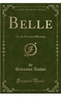 Belle: Or, the Promised Blessing (Classic Reprint)