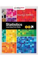 Webassign Printed Access Card for Peck/Short's Statistics: Learning from Data, Single-Term