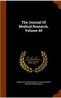 Journal Of Medical Research, Volume 40