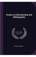 Essays in Librarianship and Bibliography