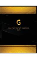 Fire Prevention Engineer Log (Logbook, Journal - 125 pages, 8.5 x 11 inches): Fire Prevention Engineer Logbook (Black Cover, X-Large)