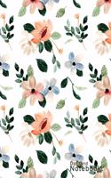 Paperback dot grid Notebook floral cover Mixed with beautiful colors for girls