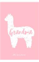Dot Grid Journal: Grandma Llama Cute Alpaca Animal Lover Llama-Lover - Pink Dotted Bullet Notebook - Diary, Planner, Gratitude, Writing, Goal, Log Journal - 6x9 120 p