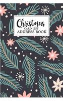 Christmas card list address book: Christmas Card List A ten-Year Address Book Tracker for keeping track of your holiday mailings