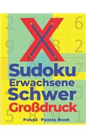 X Sudoku Erwachsene Schwer Großdruck: Sudoku Irregular - Rätselbuch In Großdruck