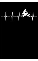 Motocross Fahrer Notizbuch
