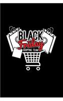 Black Friday Shopping team: 6x9 BLACK FRIDAY - lined - ruled paper - notebook - notes