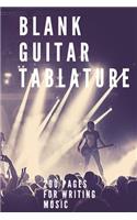 Blank Guitar Tablatures: 200 Pages of Guitar Tabs with Six 6-line Staves and 7 blank Chord diagrams per page. Write Your Own Music. Music Composition, Songwriting