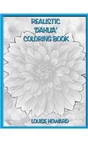 Realistic 'Dahlia' Coloring Book